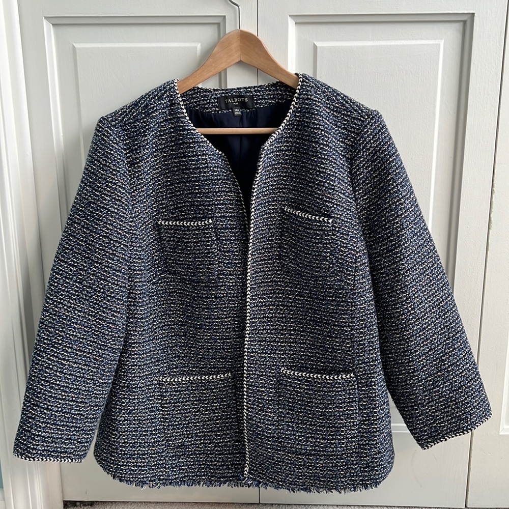 Talbots Tweed Jacket Blazer